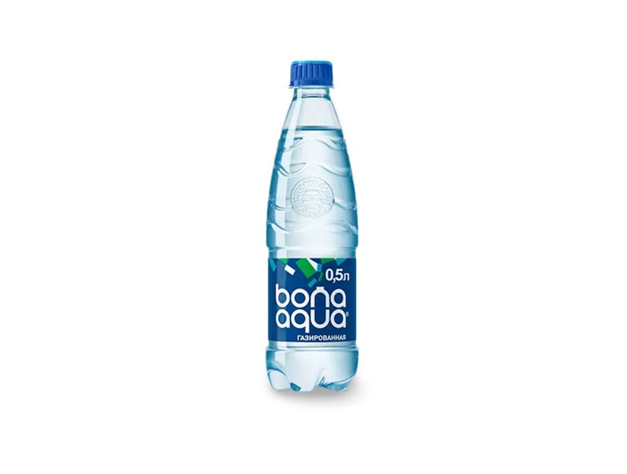 Вода BonaAqua газированная